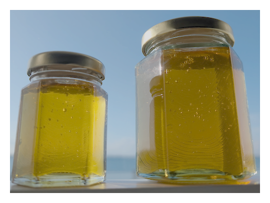 87g and 250g jars 87g and 250g Organic Honey